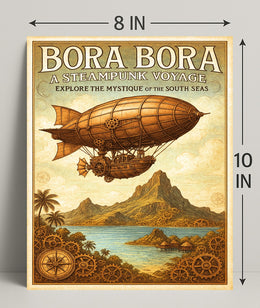 Bora Bora  A Steampunk Voyage Poster PosterGoat