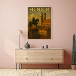Munich Cityscape Poster