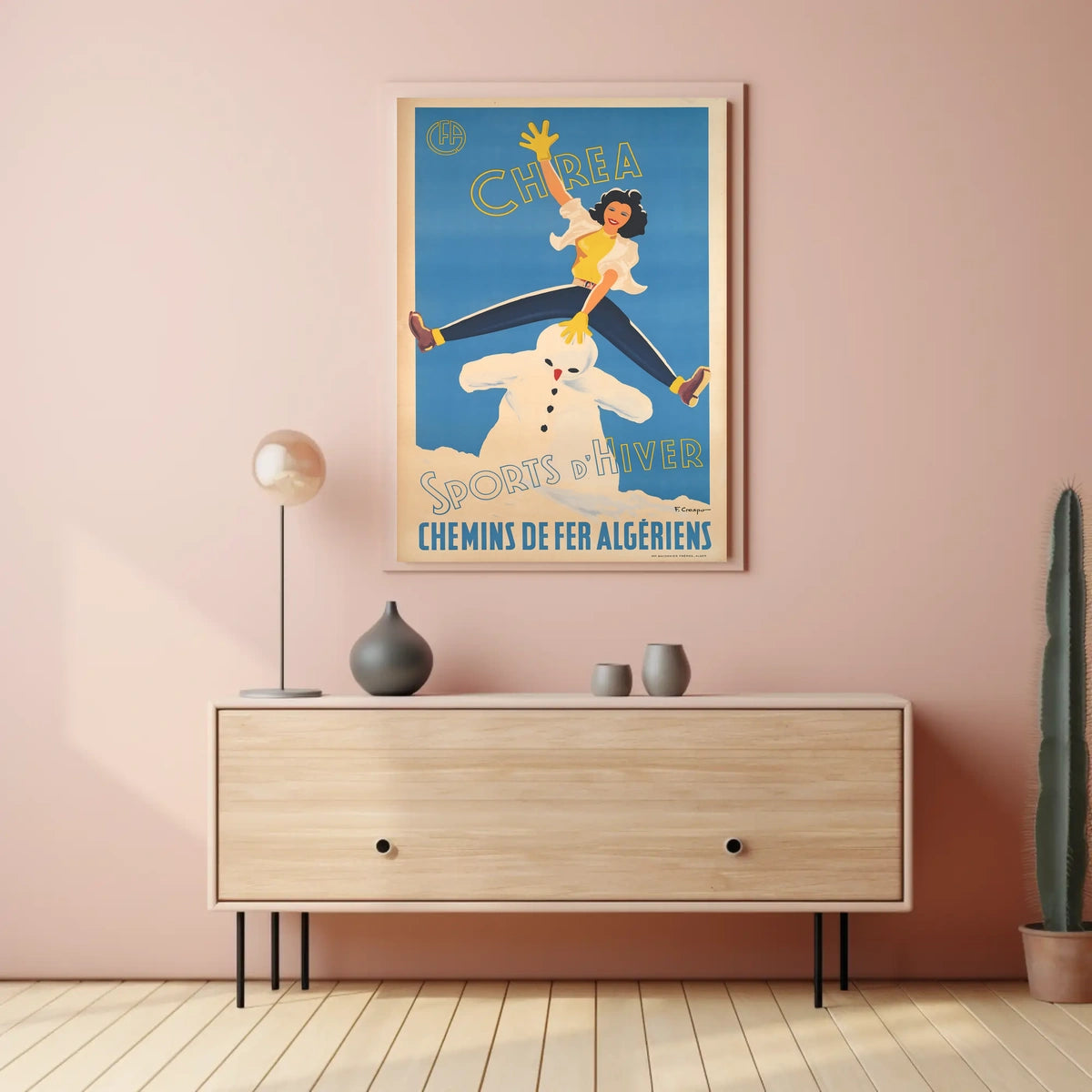 Chrea Winter Sports Poster