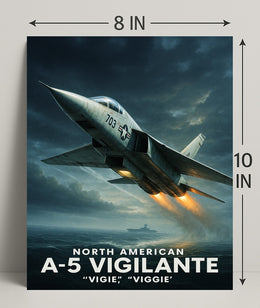 North American A5 Vigilante Poster PosterGoat