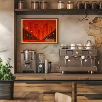 Jakarta, Indonesia Cityscape Poster
