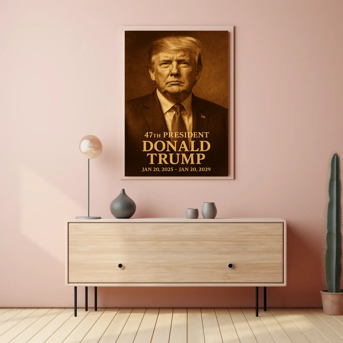 Donald Trump 47th President Poster