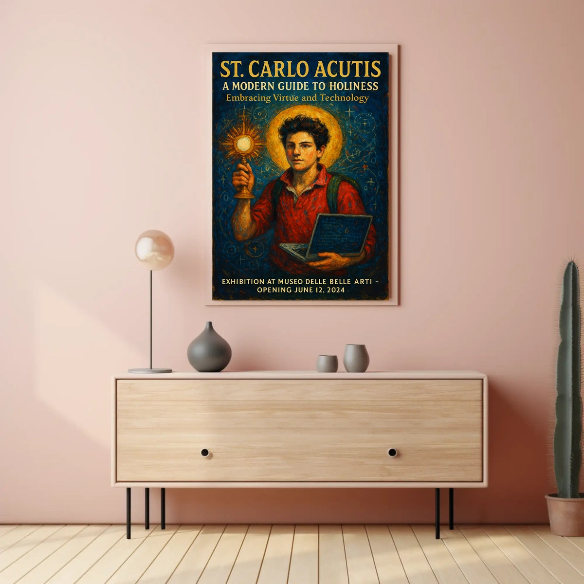 St. Carlo Acutis A Modern Guide to Holiness Poster