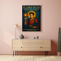 St. Carlo Acutis A Modern Guide to Holiness Poster