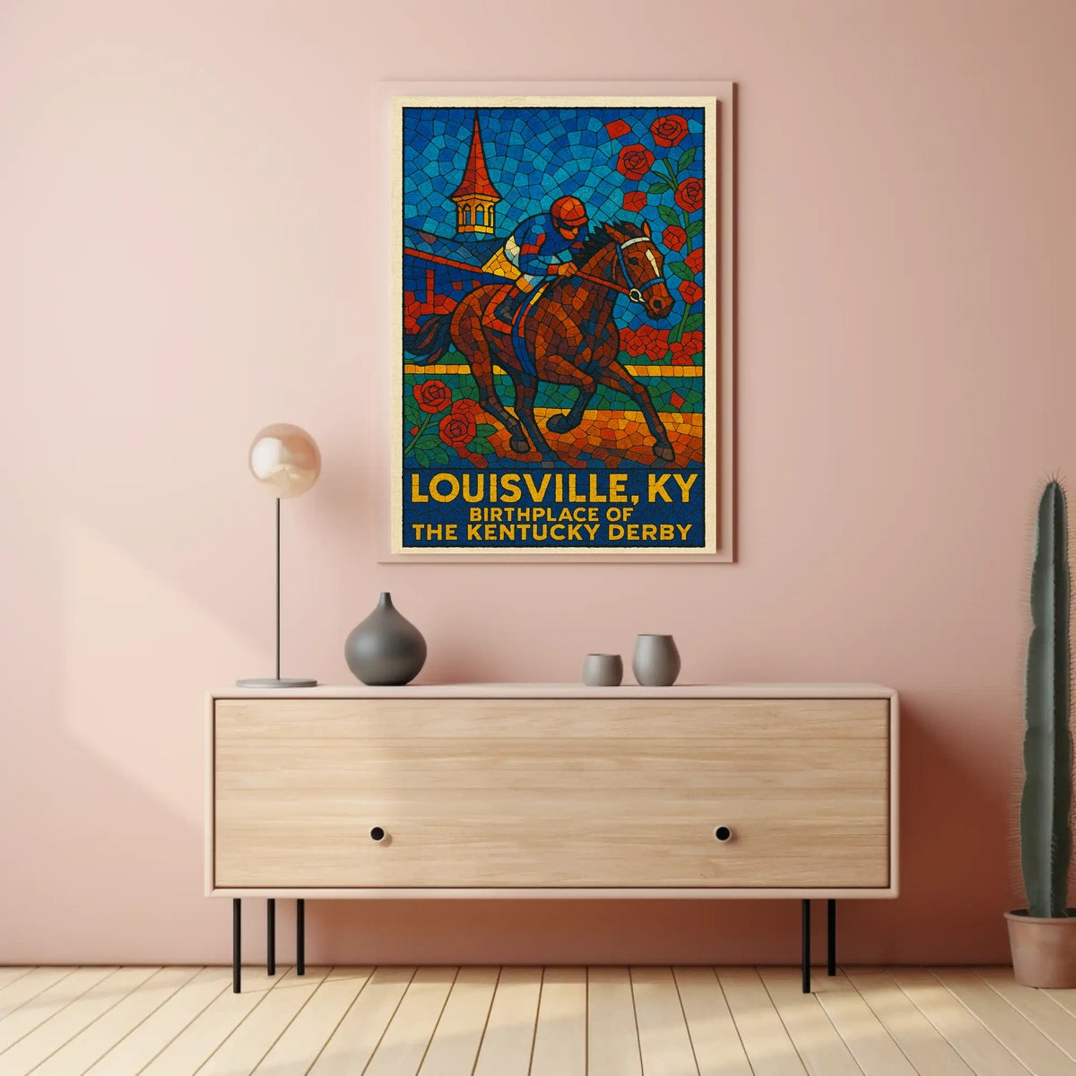 Louisville, KY Birthplace of the Kentucky Derby Poster