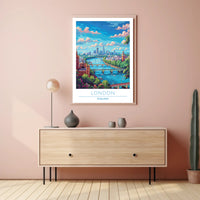 Scenic London Skyline Poster