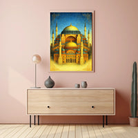 Majestic Architecture of Hagia Sophia Poster