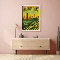 Green Bay Travel Poster PosterGoat