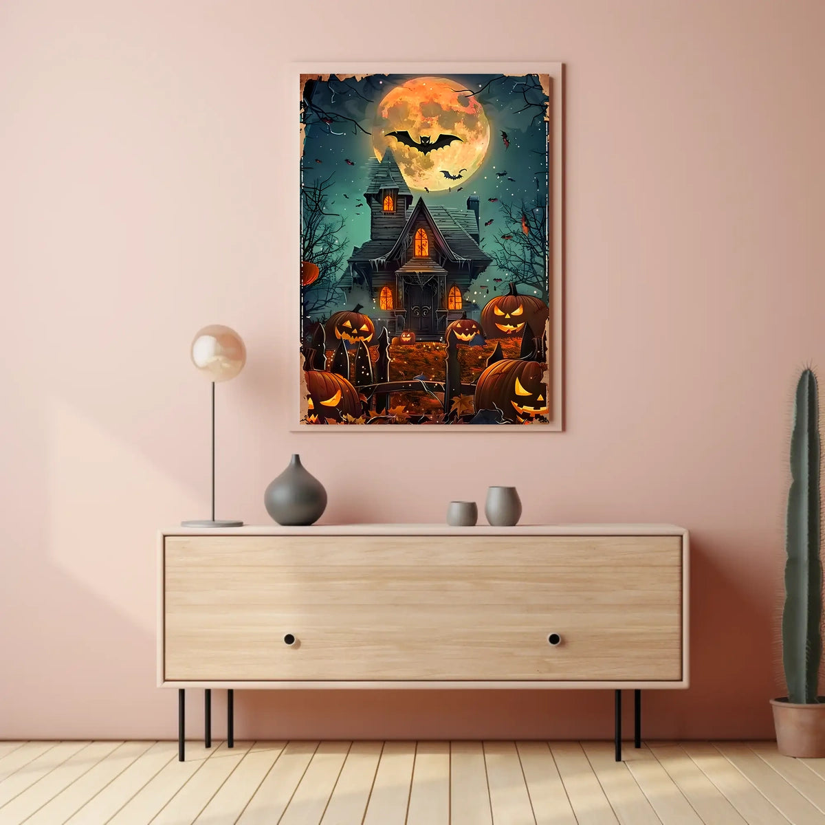 Haunted Halloween Night Poster