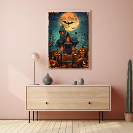 Haunted Halloween Night Poster