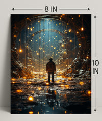 Journey Through The Luminous Tunnel Poster PosterGoat