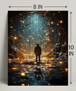 Journey Through The Luminous Tunnel Poster PosterGoat