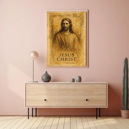 Jesus Christ Artistic Portrait Poster