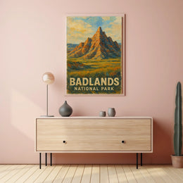 Badlands National Park Poster