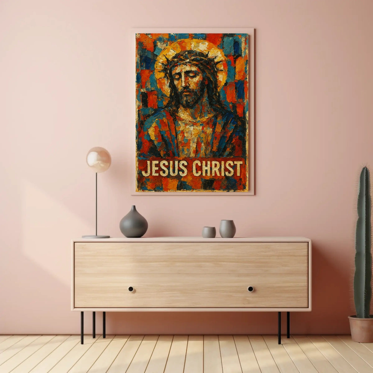 Jesus Christ Artistic Depiction Poster
