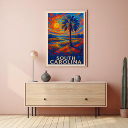 South Carolina Sunset Poster