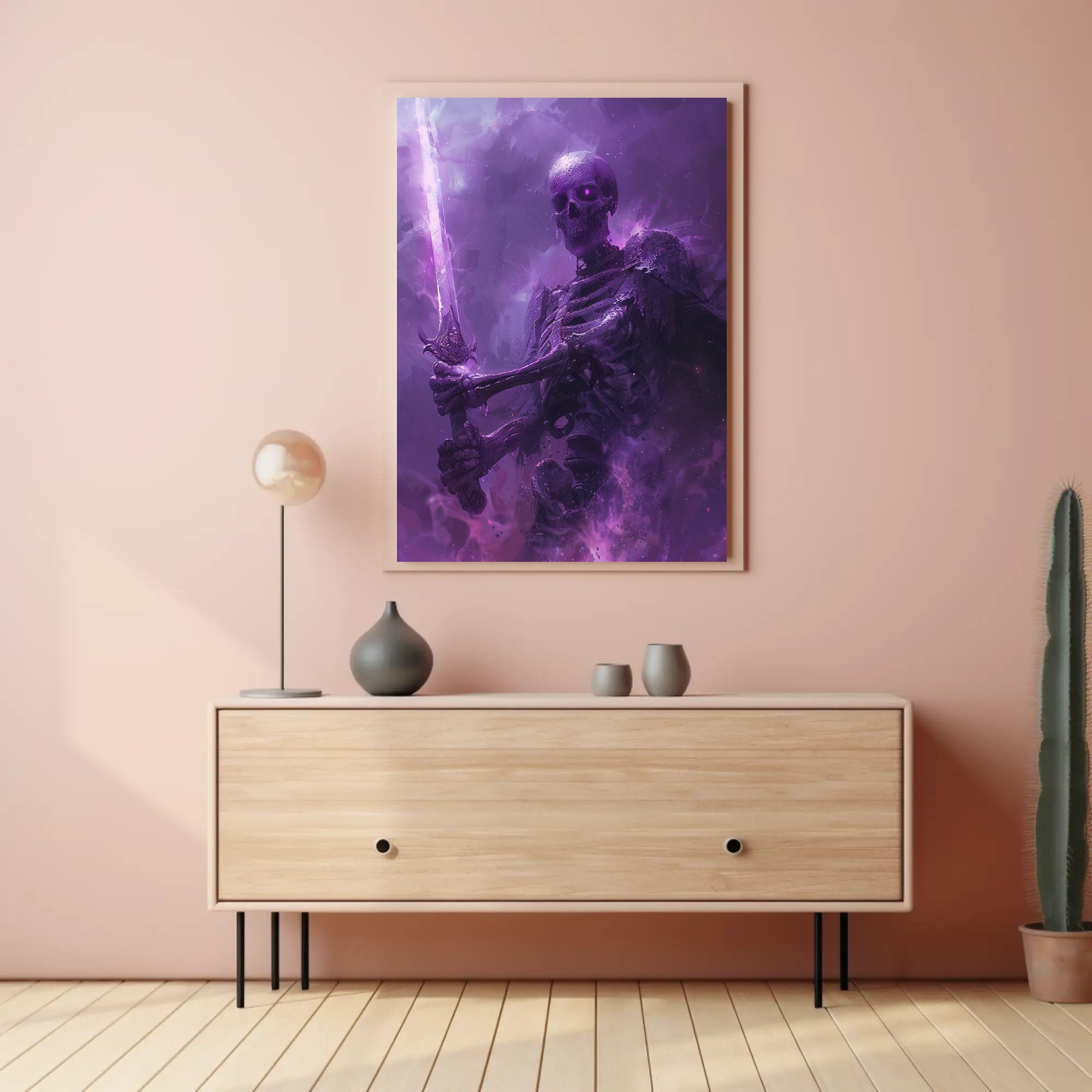 Dark Warrior: Mystic Blade Fantasy or Mythology Poster PosterGoat