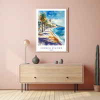 French Riviera Scenic View Poster PosterGoat
