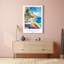 French Riviera Scenic View Poster PosterGoat