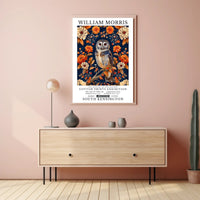 William Morris Art Exhibition Vintage Artistic Poster