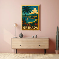 Grenada Travel Poster