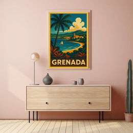 Grenada Travel Poster