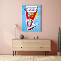 Winter Travel With Deutsche Bundesbahn Poster