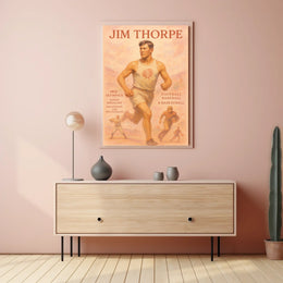 Celebrating Jim Thorpe A Legendary Athlete Poster