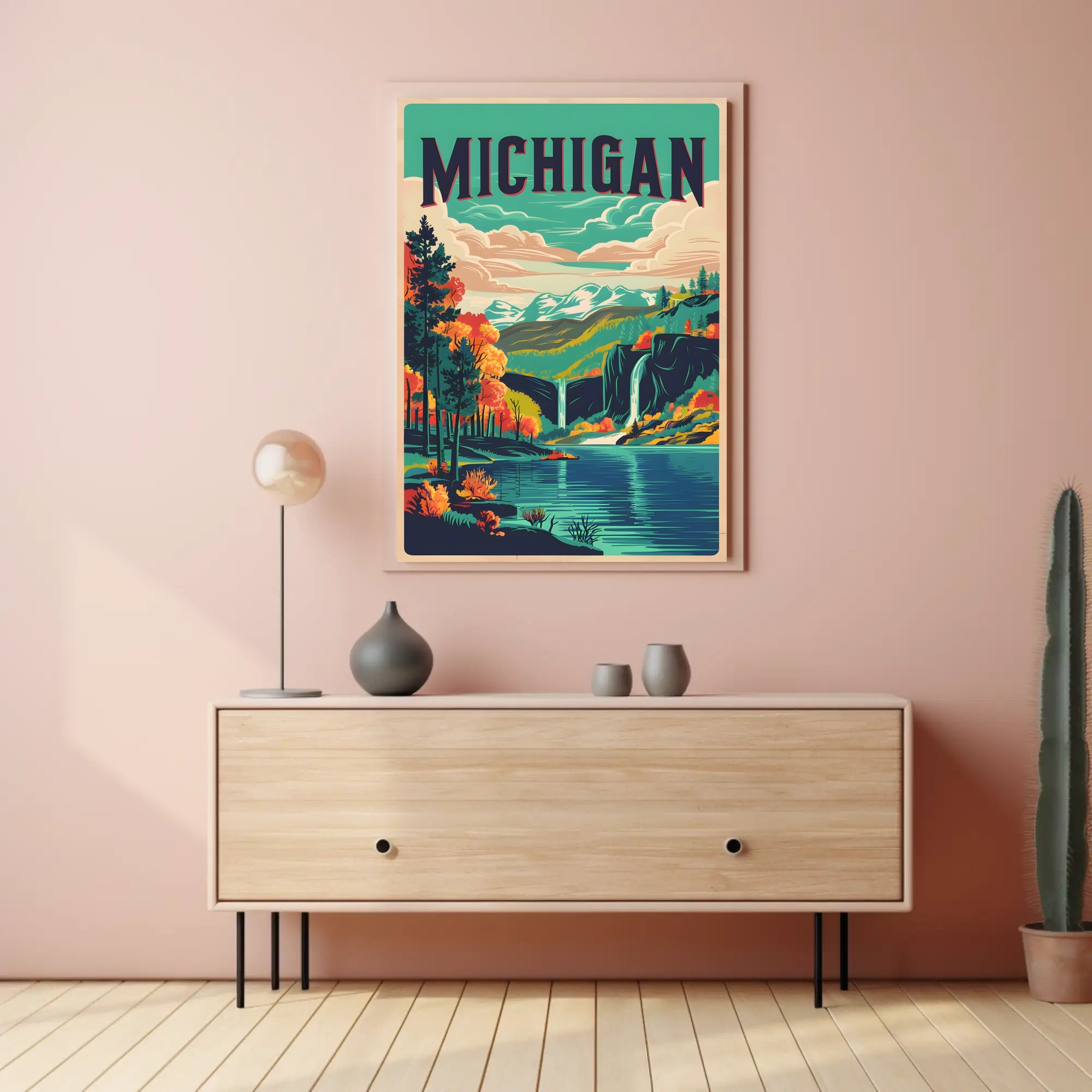 Michigan Scenic Landscape Poster