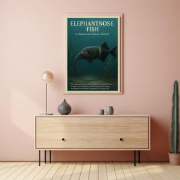 Elephantnose Fish NatureS Marvel Poster