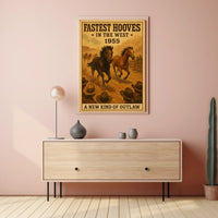 Fastest Hooves in the West Poster