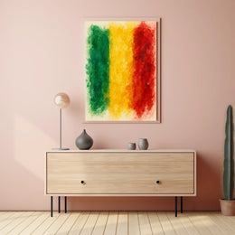 Vibrant Tricolor Poster