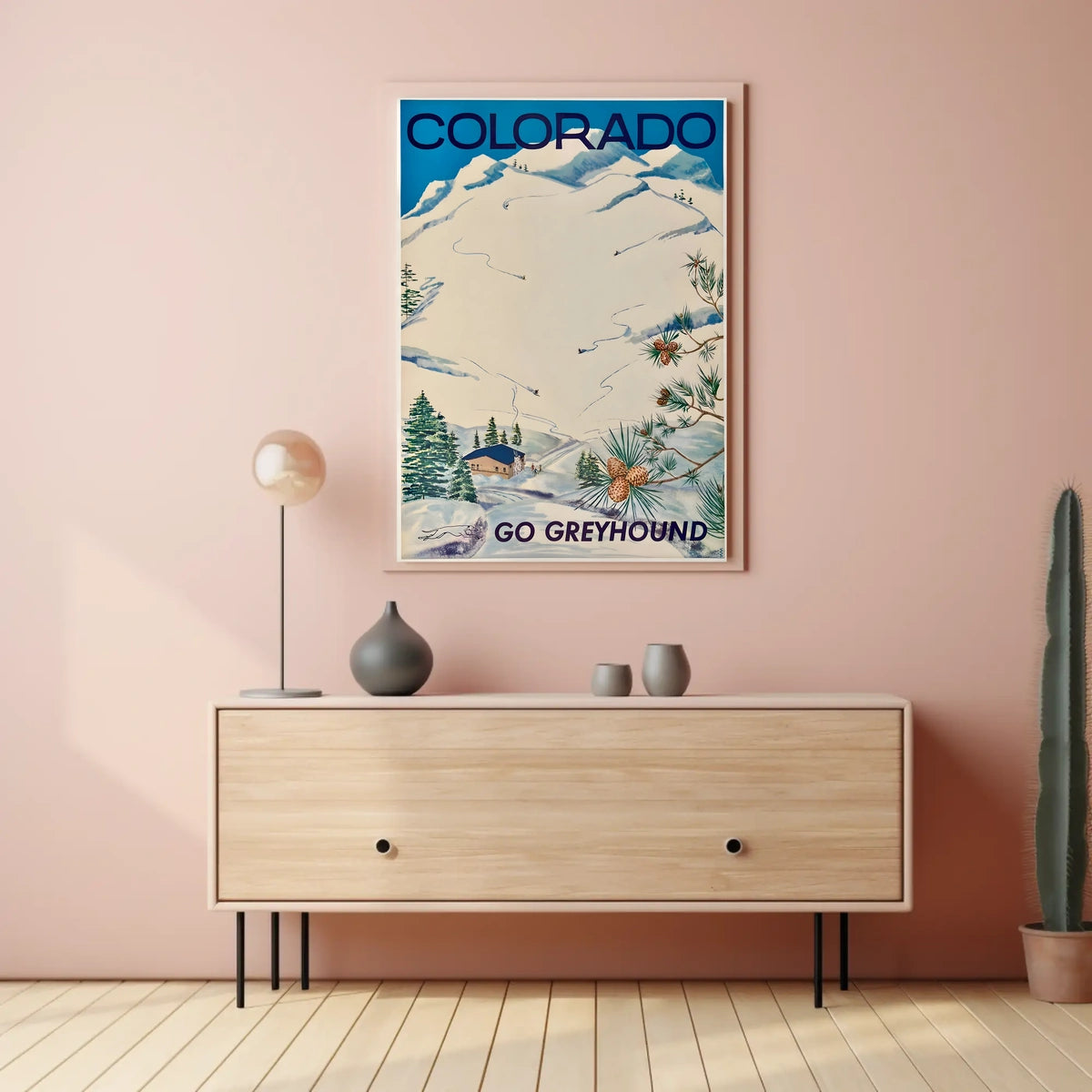 Colorado Ski Adventure Poster