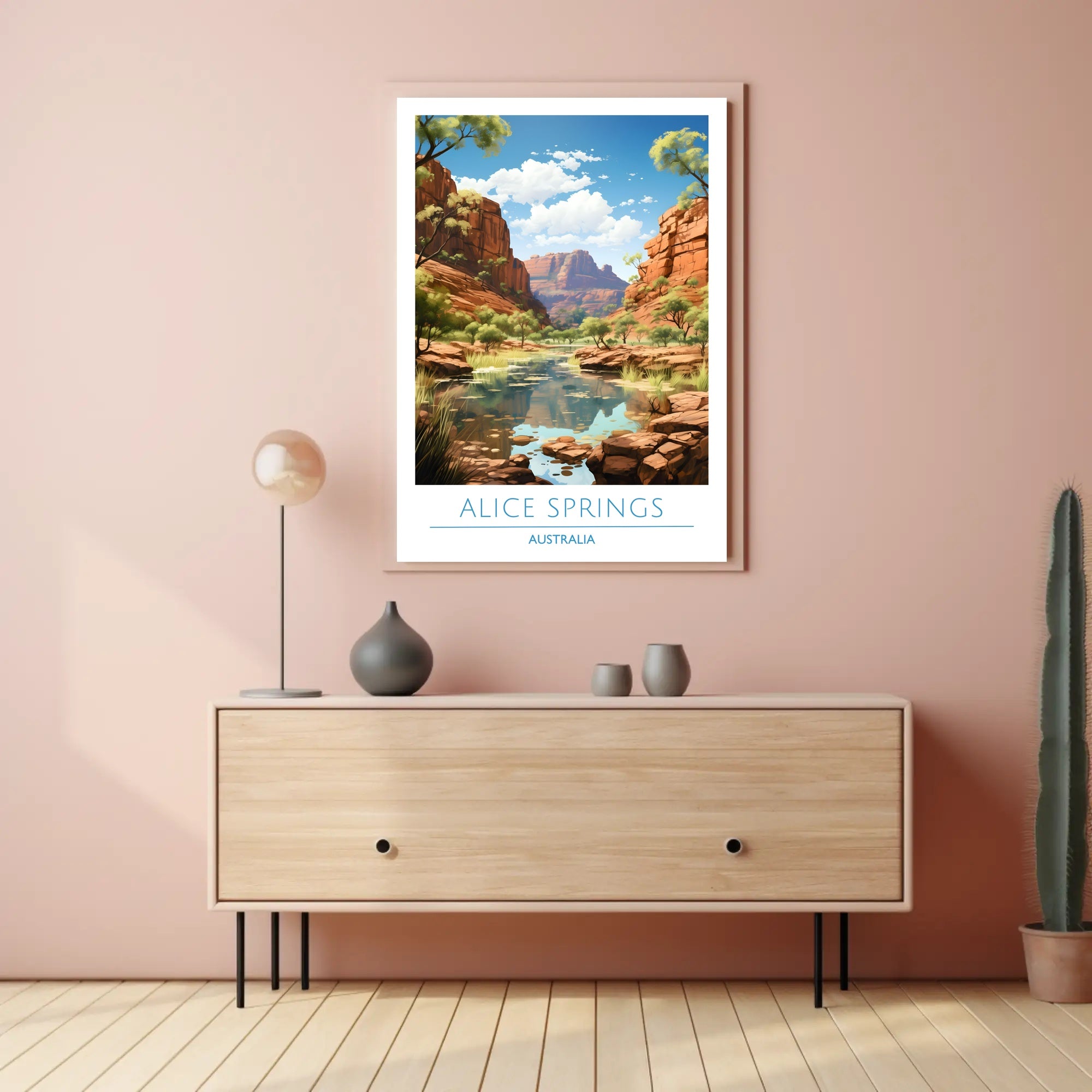 Alice Springs Landscape Poster