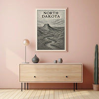 North Dakota Landscape Poster