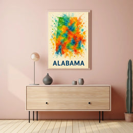 Vibrant Alabama Poster