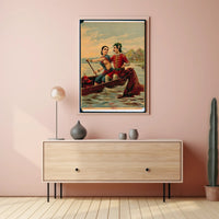 Romantic Boat Ride Poster PosterGoat