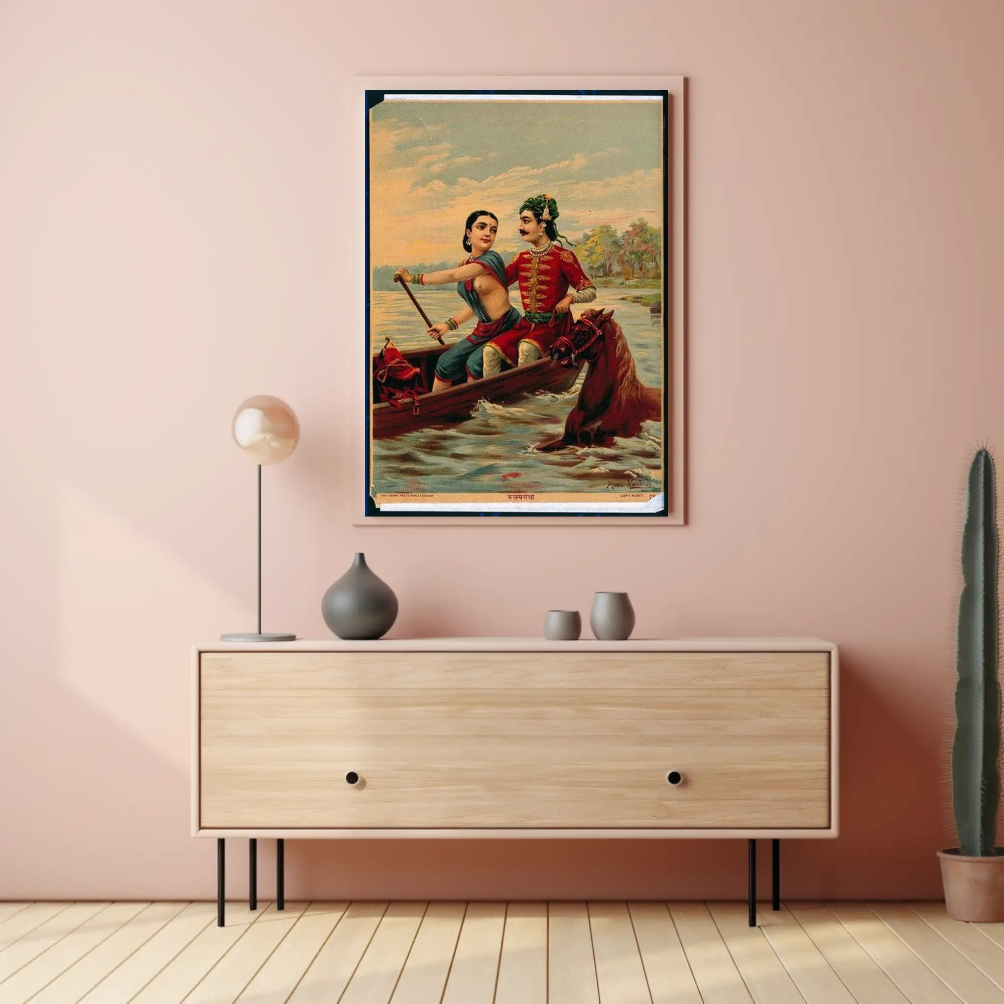 Romantic Boat Ride Poster PosterGoat