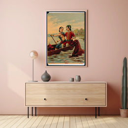 Romantic Boat Ride Poster PosterGoat