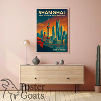 Shanghai: Tradition Meets Innovation Urban or Cityscape Poster