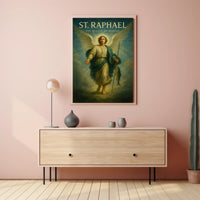 St. Raphael The Healer Poster Wall Art PosterGoat