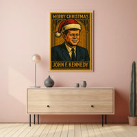 John F. Kennedy Christmas Poster