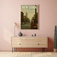 New York Street Scene Poster