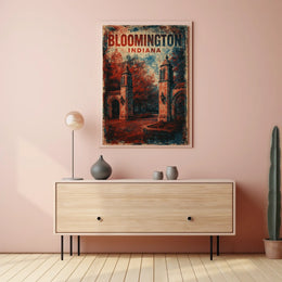 Bloomington, Indiana Poster