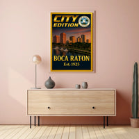 Boca Raton City Edition Poster