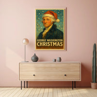 George Washington Christmas Poster
