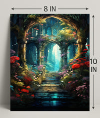 Enchanted Forest Pathway Poster