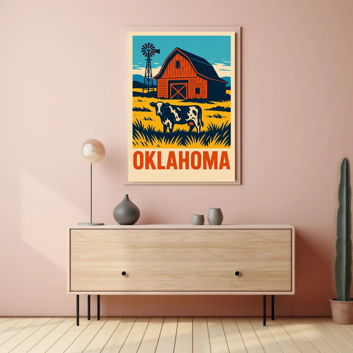 Oklahoma Countryside Poster