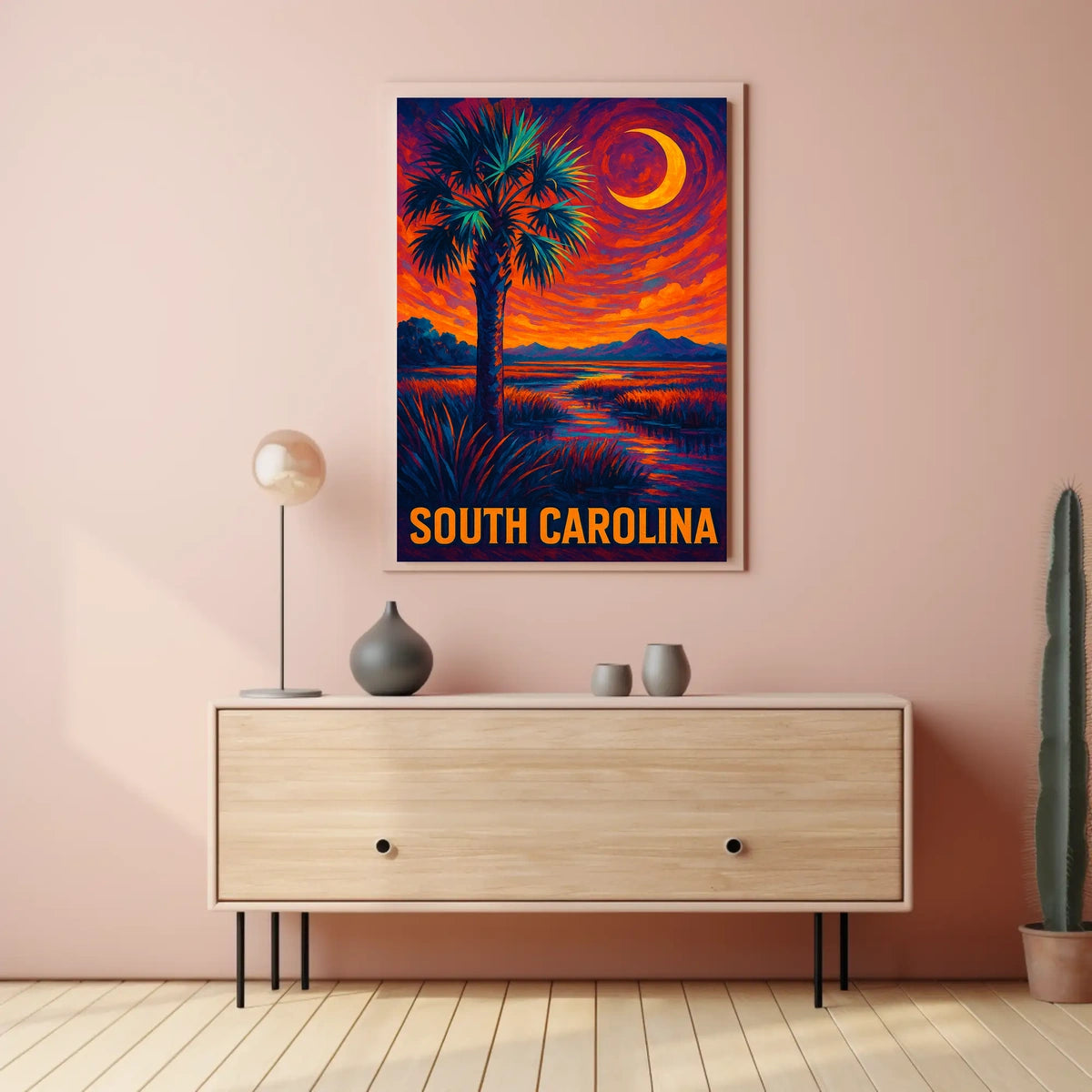 South Carolina Landscape Poster