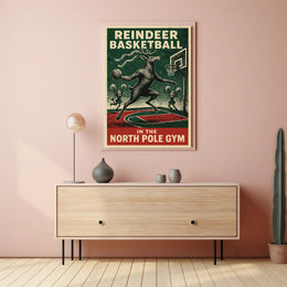 Reindeer Basketball Extravaganza Poster